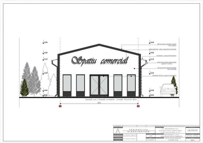 Spațiu comercial, de 1,025 mp, în Giurcani