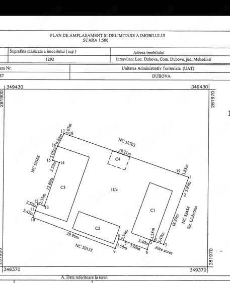 Spațiu comercial, de 1,300 mp, în Dubova