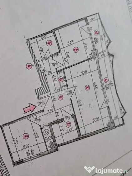 2 camere, 14/14, bloc 1980, 71mp, anvelopat-Lujerului - 9