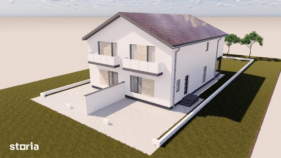 Duplex 4 camere, 100 mp utili, 10 mp terasa, 305 mp teren - Sag - 2