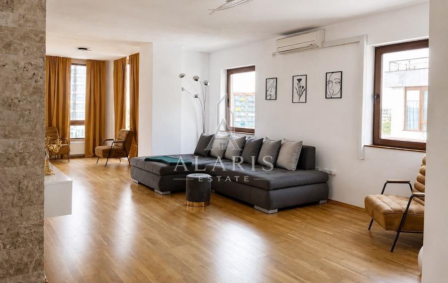 Apartament cu 2 camere semidecomandat, mobilat în Torontalului