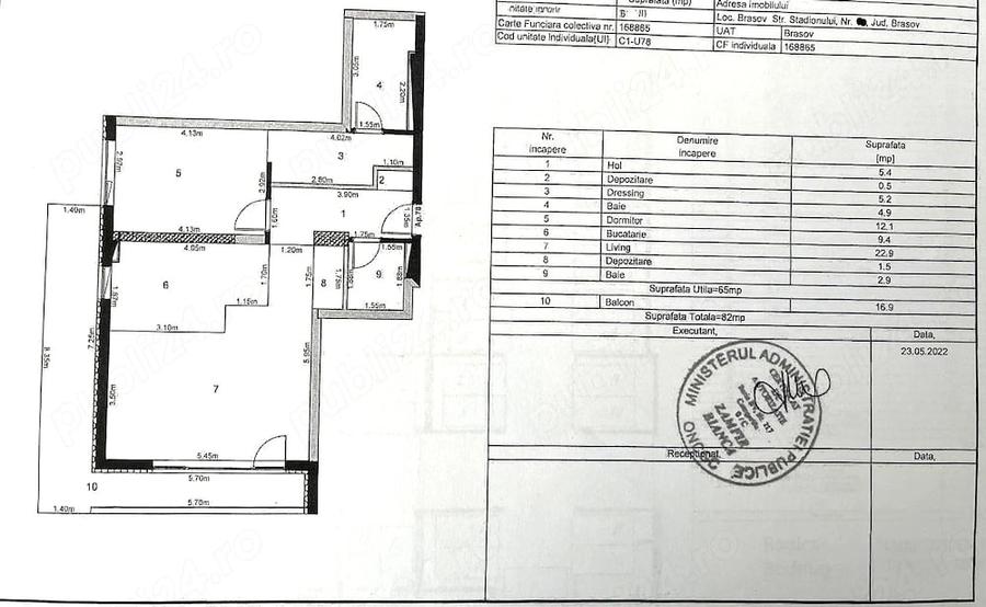 Apartament cu 2 camere decomandat în Sud