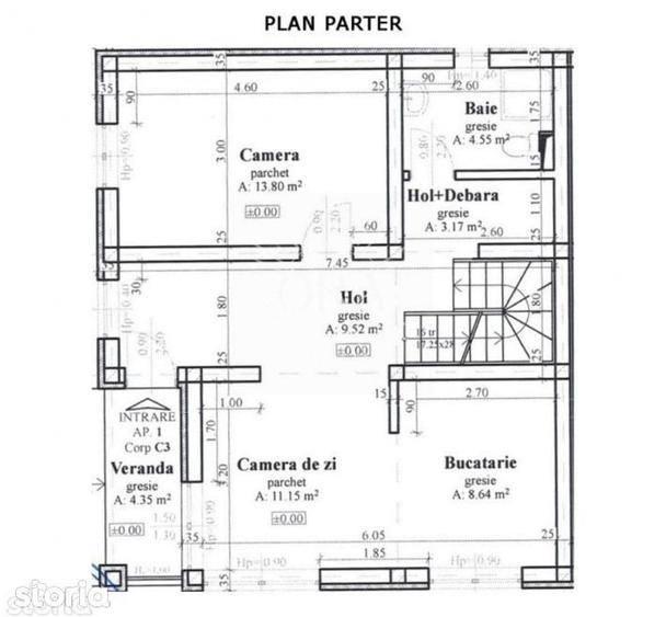 Casă cu 5 camere cu Teren 207 Mp în Apahida