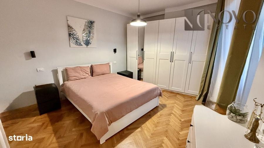 Apartament cu 2 camere semidecomandat, mobilat în Calea Victoriei
