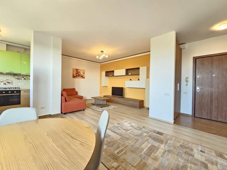 Apartament cu 2 camere semidecomandat, mobilat în Aviației