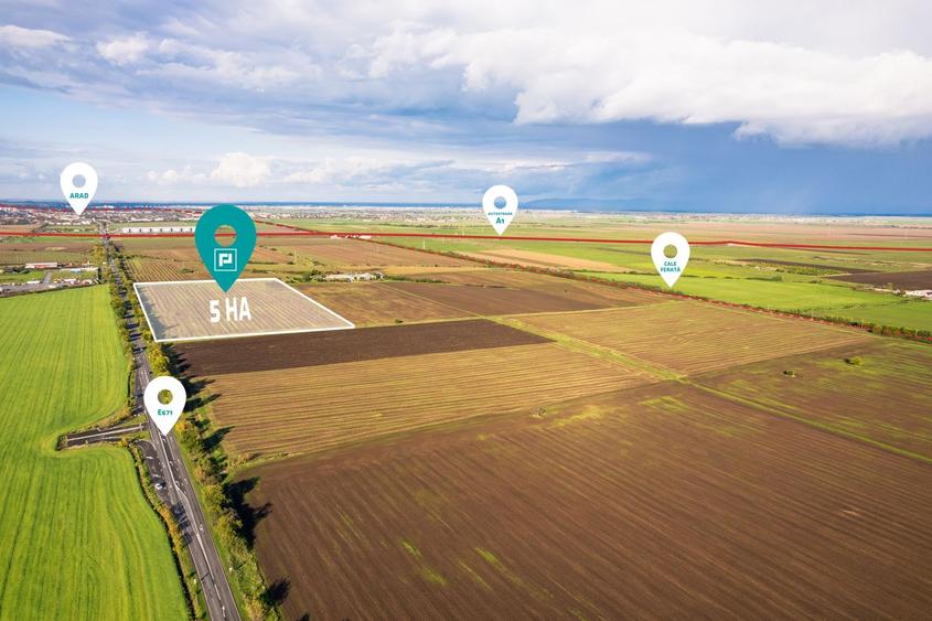Teren agricol extravilan de 50000 mp, în Sud
