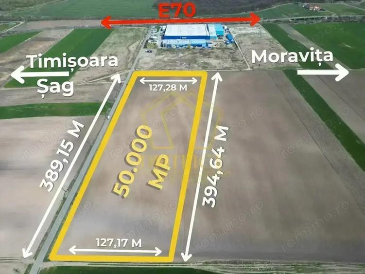 Teren de 50000 mp, în Parța