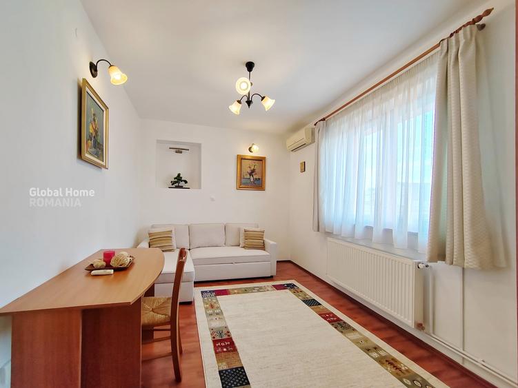 Apartament cu 3 camere semidecomandat, mobilat în Dorobanți