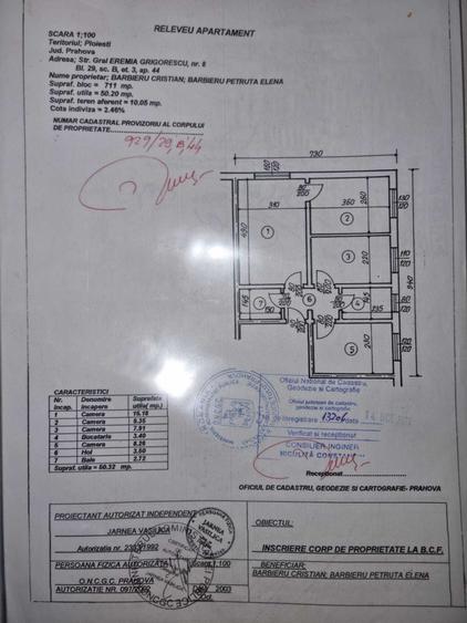 Apartament cu 4 camere în Central