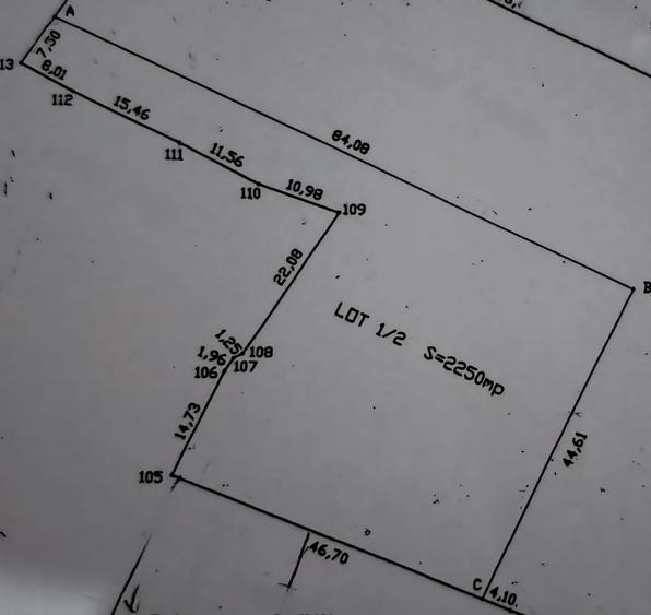 Teren Construcții intravilan de 2200 mp, în Lacu Dulce