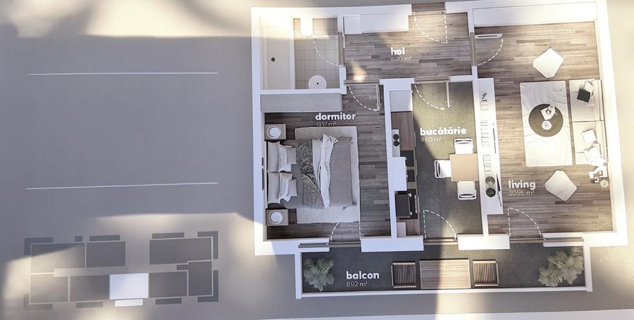 Apartament 2 cam | 18 min M Dimitrie Leonida | Centrala proprie | Grand Kristal - 9