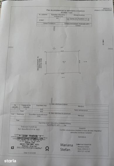 Teren de 2870 mp, în Central