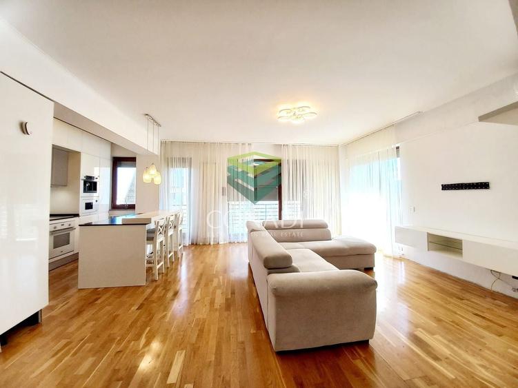 Apartament cu 3 camere semidecomandat, mobilat în Aviației