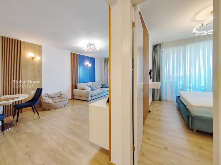 Apartament cu 2 camere semidecomandat, mobilat în Floreasca