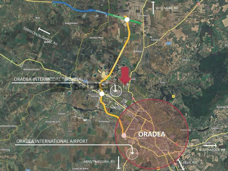 Teren Construcții intravilan de 194121 mp, în Episcopia Bihorului