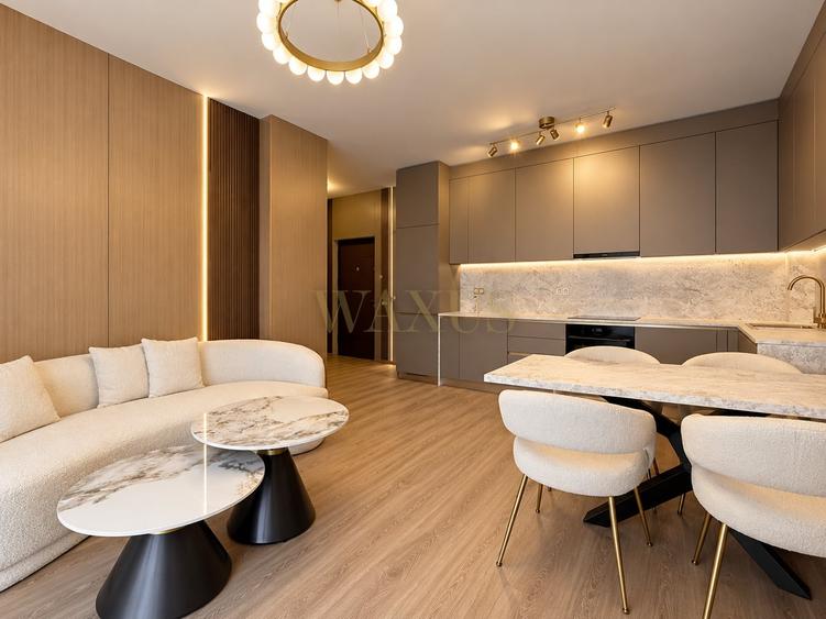 Apartament cu 2 camere semidecomandat, mobilat în Florești