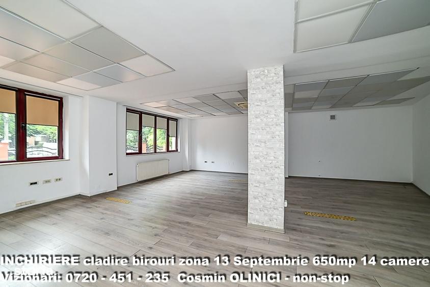 Spatii birouri de inchiriat zona 13 Septembrie I S+P+3 I 650 util - 17