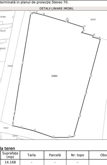 Teren Construcții intravilan de 14168 mp, în Brăilița