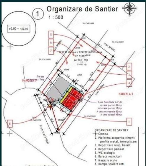 Teren de 900 mp, în Copăceni