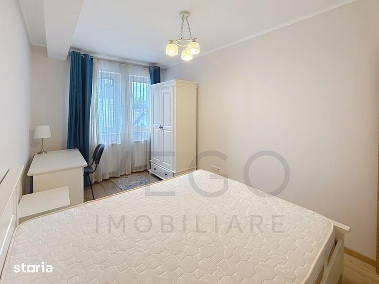 Apartament cu 3 camere, mobilat în Plopilor