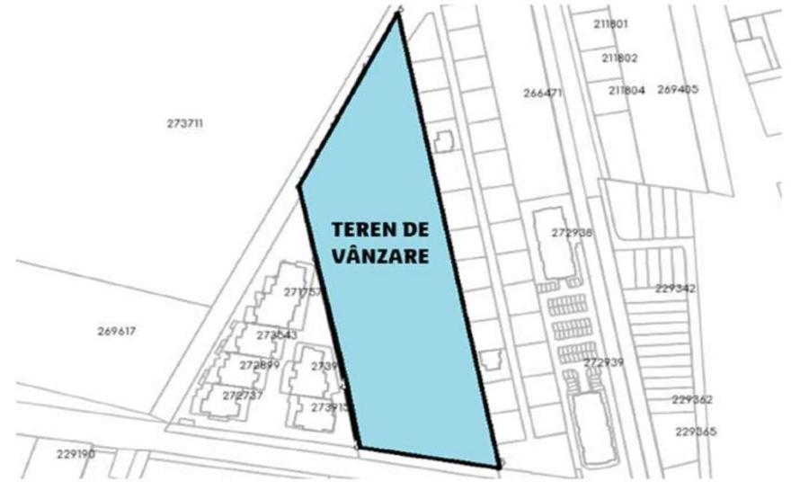 Teren Construcții intravilan de 17026 mp, în Sisești
