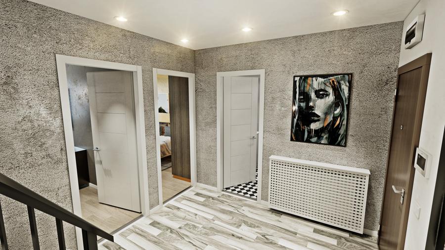 Penthouse cu 3 camere decomandat în Industriilor