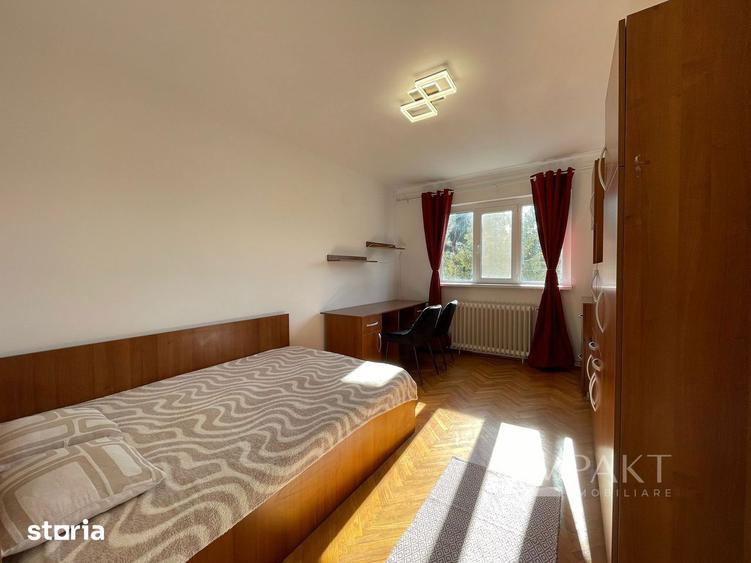 Apartament cu 3 camere decomandat, mobilat în Plopilor