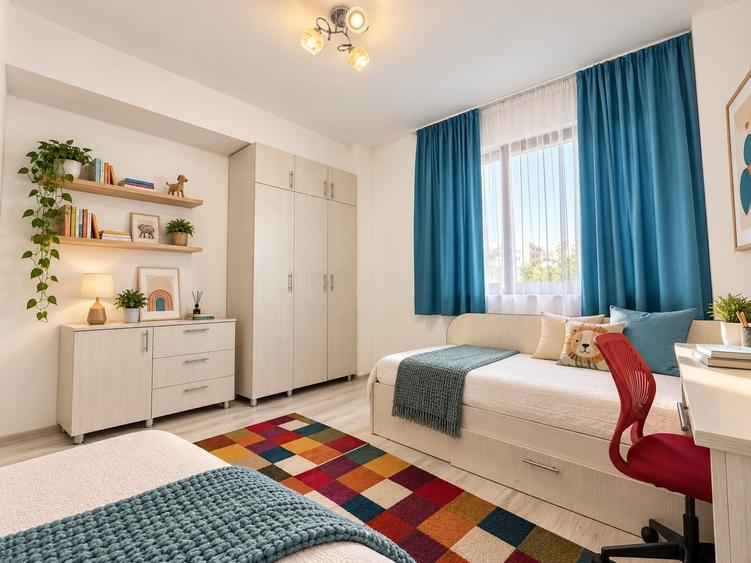 Apartament cu 3 camere decomandat în Nord