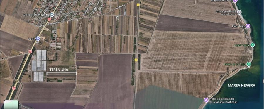Teren agricol extravilan de 10000 mp, în Tuzla