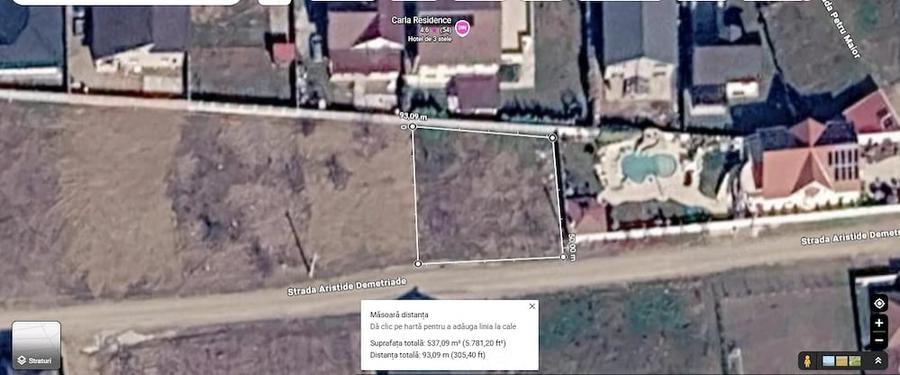 Teren de 500 mp, în Nufărul