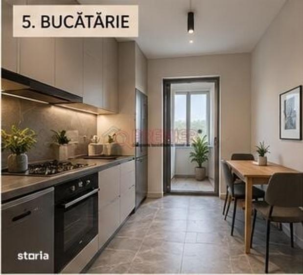 Apartament cu 3 camere decomandat în Central
