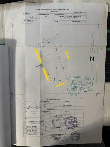 Teren de 5000 mp, în Nicolae Bălcescu
