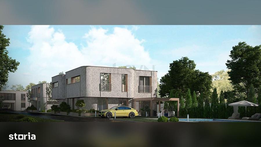 Teren cu proiect autorizat - 4 vile, Pipera - 1