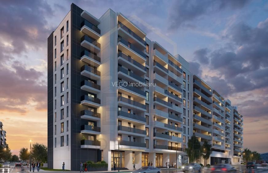 Apartament cu 2 camere in imobil nou, terasa 13 mp, zona Fabricii