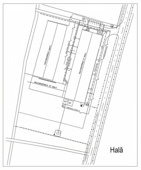 Spațiu industrial, de 2,200 mp, în Fântânele