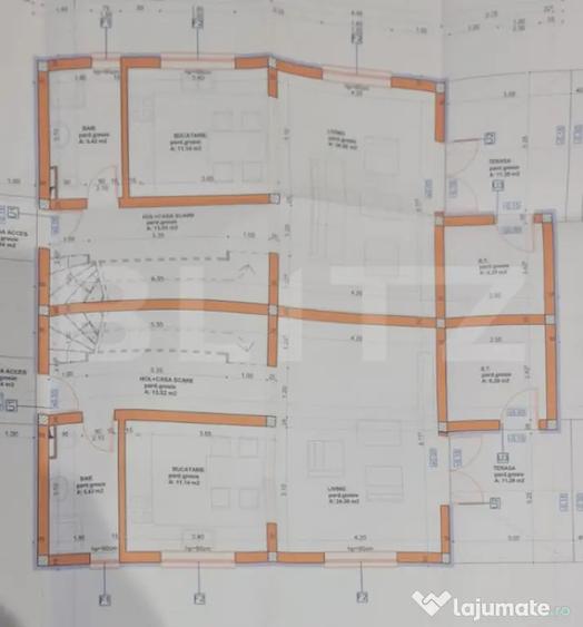 Duplex 334mp, teren 611mp, Mo?ni?a Veche, oportunitate dez - 1