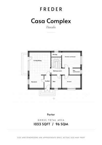 Casă cu 5 camere cu Teren 300 Mp în Dascălu
