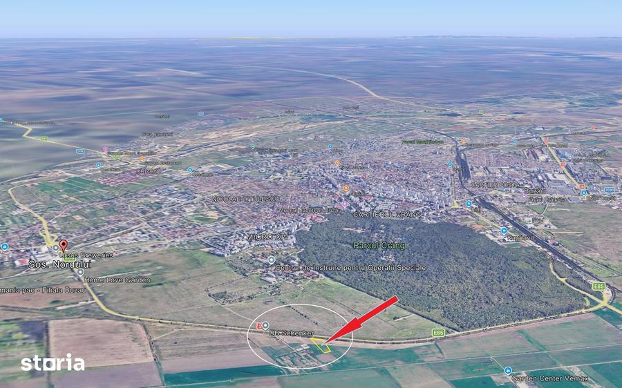 Teren de 5000 mp, în Industrială