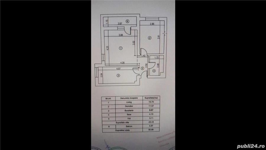 Apartament cu 2 camere decomandat în Chiajna