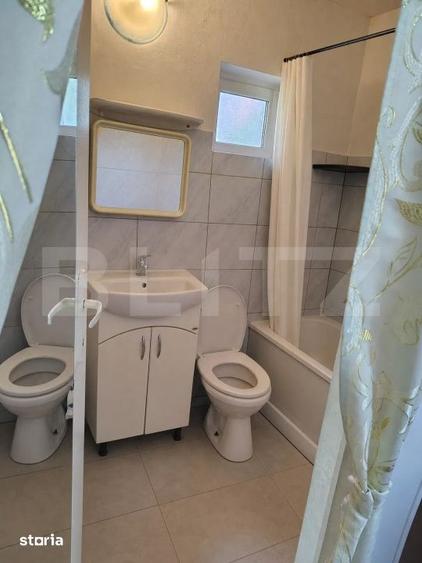 Casă cu 2 camere cu Canalizare în Central