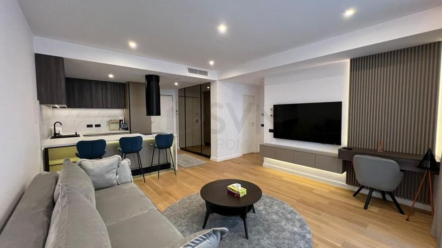 Apartament cu 2 camere semidecomandat, mobilat în Herăstrău