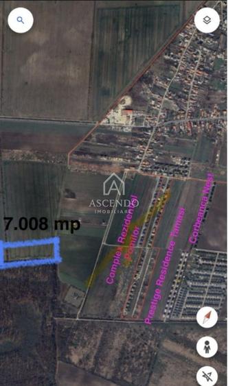 Teren agricol extravilan de 7000 mp, în Tamași