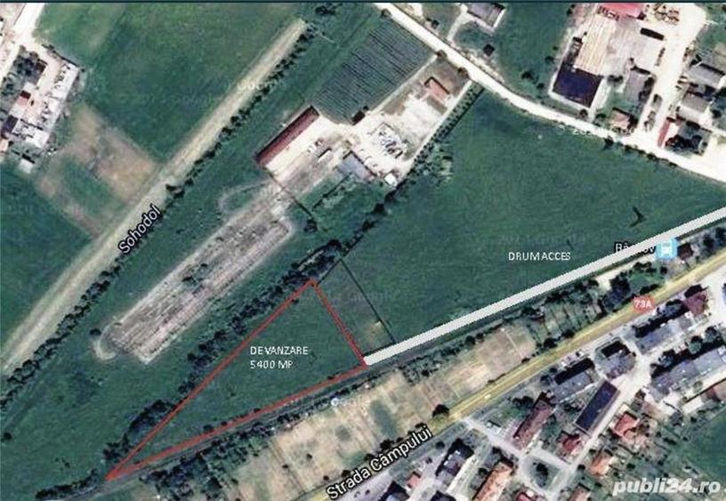 Teren de 5400 mp, în Râșnov Romacril