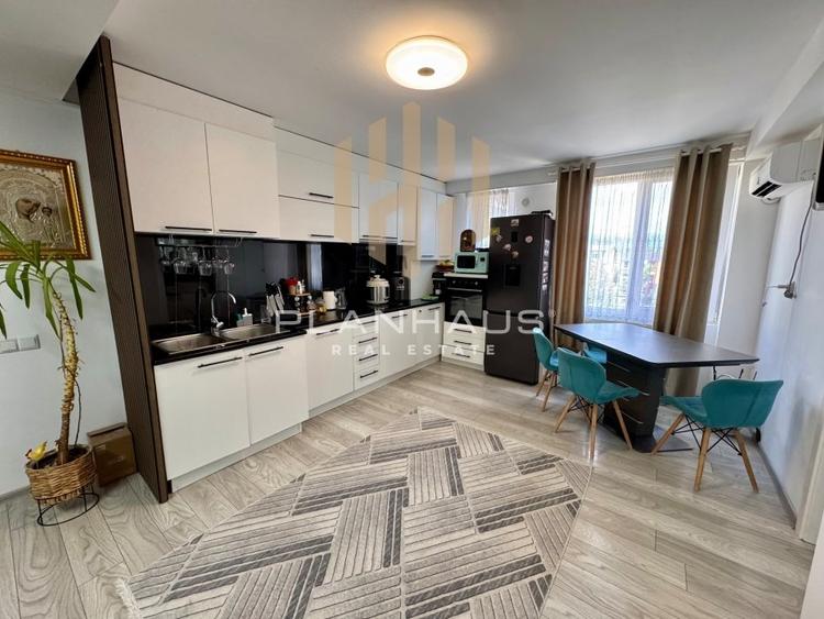 Apartament cu 2 camere semidecomandat, mobilat în Hotvon