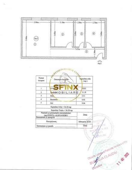 Apartament cu 2 camere decomandat în Bragadiru