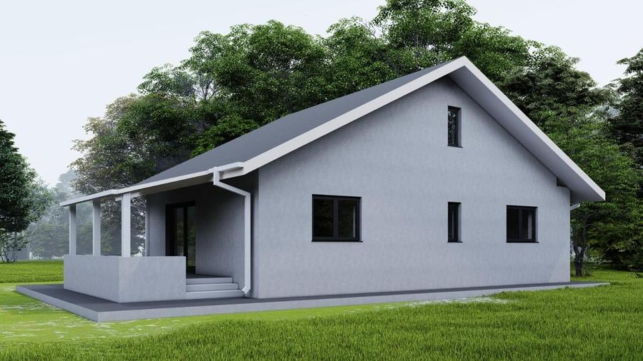 Casă cu 3 camere decomandat cu Teren 400 Mp în Ciurbești