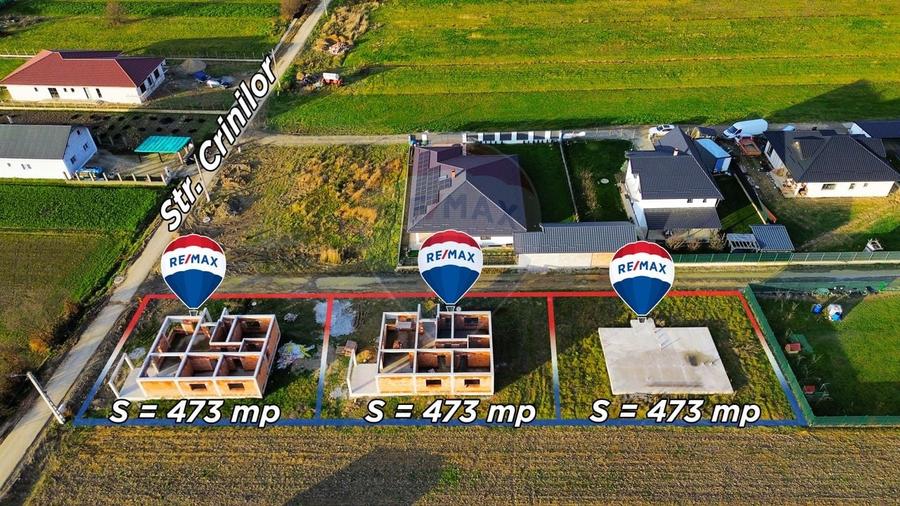 Casă individuală cu 4 camere cu Teren 500 Mp în Mocira