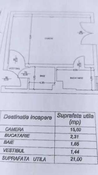 Garsonieră semidecomandată în Basarabia