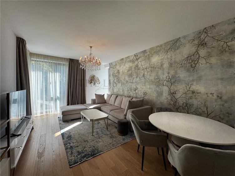 Apartament cu 2 camere decomandat, mobilat în Herăstrău