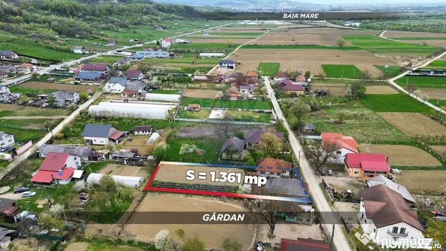 Casă cu 3 camere cu Teren 1361 Mp în Gârdani